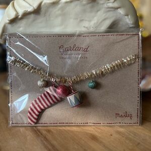 Maileg mini  Garland with Red and Gold Ornaments New with tags